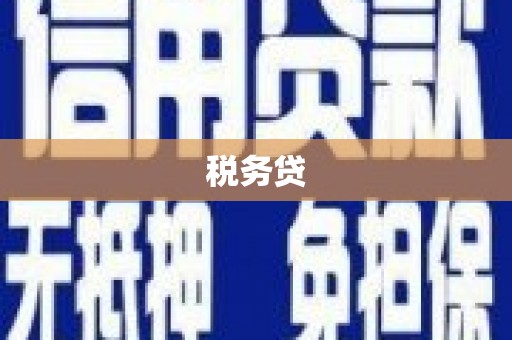 钟楼税务贷