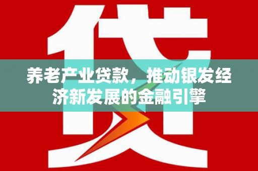 钟楼养老产业贷款，推动银发经济新发展的金融引擎